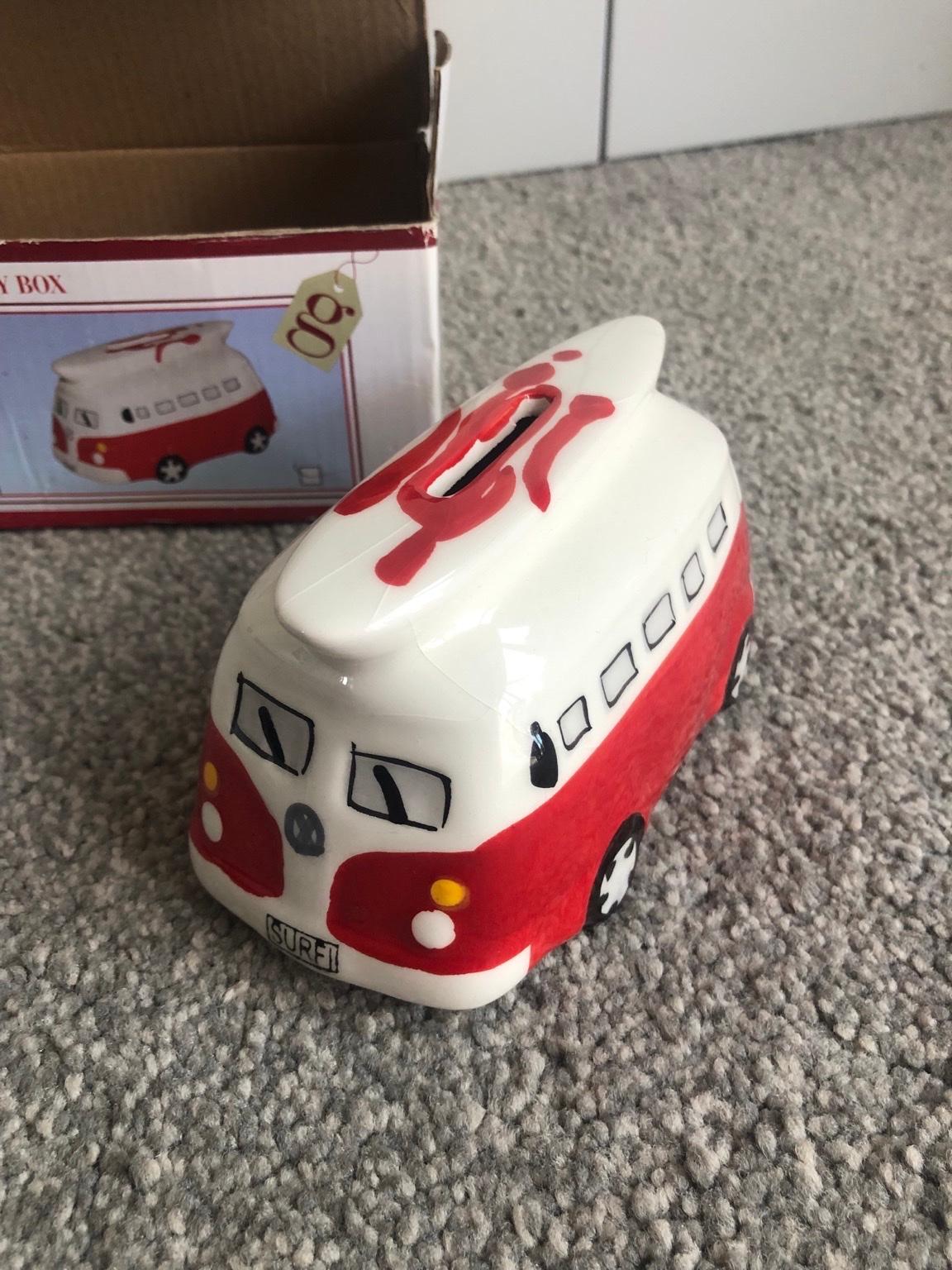 Mini Campervan Ceramic Money Box in BH23Sea for £1.00 for sale Shpock
