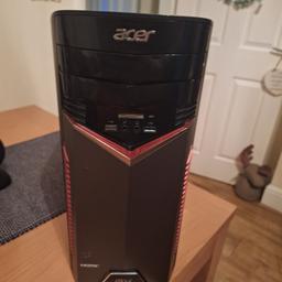 Full gaming setup for sale, includes PC tower, keyboard, mouse, 2 x curved gaming monitors & an extra 16gb of RAM. Specs are as follows:
Acer Aspire GX-781 tower with 16gb RAM (running at 2133mhz but I have 16gb of Corsair Vengeance 3000mhz RAM which will be included).
Windows 10 OS - I have the product key to allow for Windows 11 to be installed.
Nvidia GTX 1050 2gb graphics card.
1TB hard drive.
ADXK01 gaming keyboard.
2 x Samsung C24F390FHR 24" curved monitors complete with stands, these will be boxed for safety but not in the original box.
Gaming mouse from GAME.
Hyper X Fury S large gaming mousemat (45cm x 40cm).
All in excellent working condition, this has been upgraded from a basic system when my son changed his gaming setup & has been built fresh & had Windows fully restored. He then decided to upgrade his RAM which is why the Corsair RAM hasn't been installed in this PC as we would have to set profiles up etc. This can be installed before buying if needed.