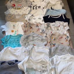 Baby vests. Perfect condition! 
Most of them haven’t been worn. Open to offers