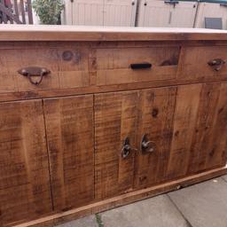 Wooden sideboard H 91 x 44 x 150 cm not used very strong le39la Leicester