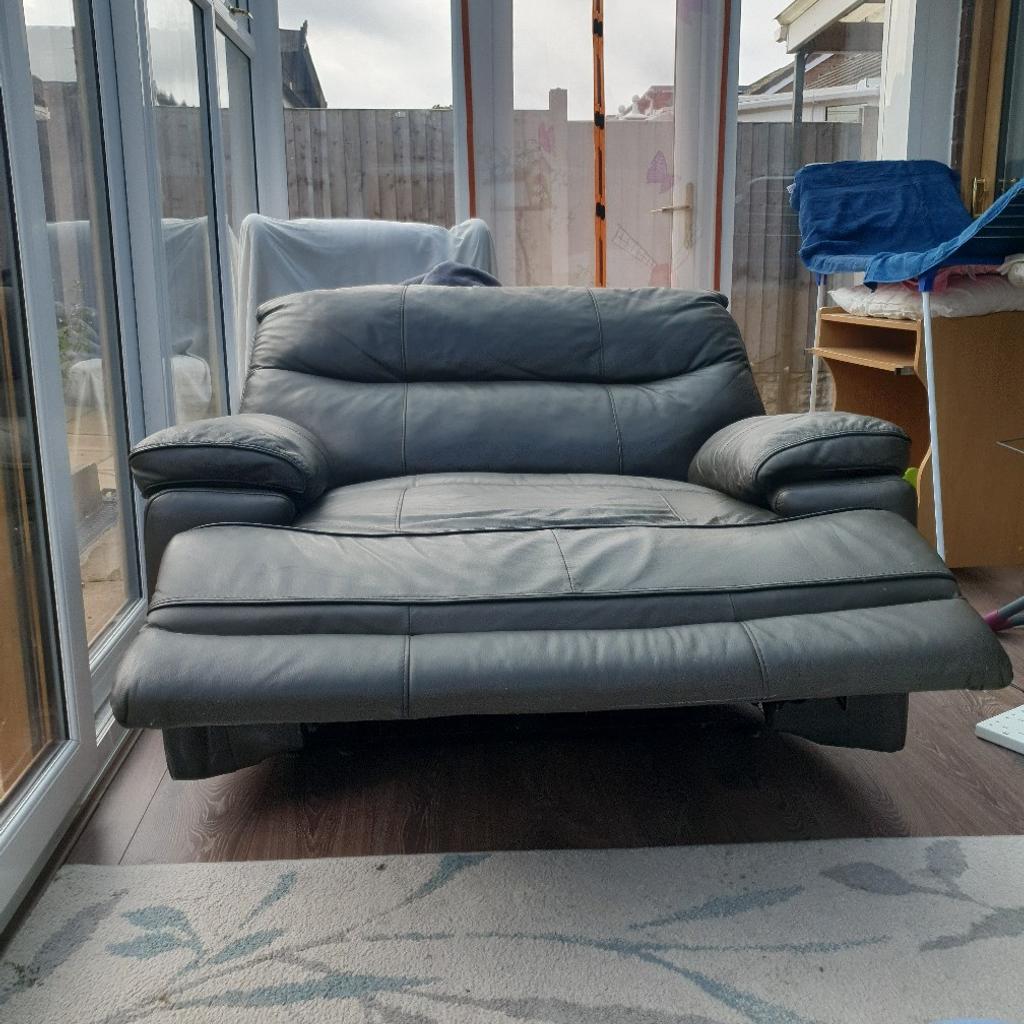 I have two seater love chair
which is eletric its help your relax at night in fact it's comfortably you fall to sleep in when I purchase it was £695 . reduce for room or nearest offer