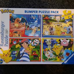 Brand New (unopened) Pokemon bumper puzzle pack. 4x100 Age 5+ Collection only