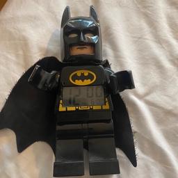 Batman Lego clock pet and smoke free home