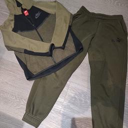 Green coloured puma trouser and nike boys tracksuit top age 12 good condition nice together, similar colour to each other can be sold separately if required.