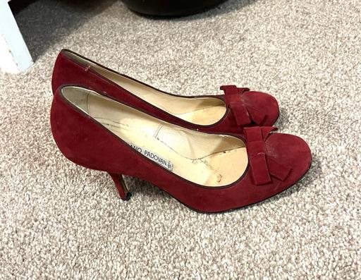 Buy & Sell South West London West Brompton - South West London - Photos for Luciano Padovan Suede Leather Court Shoes