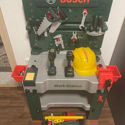 Ich verkaufe ein Bosch Kinder werkzeugbank Batterie betrieben