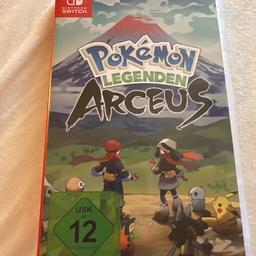 Verkaufe hier Spiel für die Nintendo Switch 
Pokémon Legenden Arceus wurde nur ein Mal gespielt  ist in ein Top Zustand Für USK ab 12 Jahren