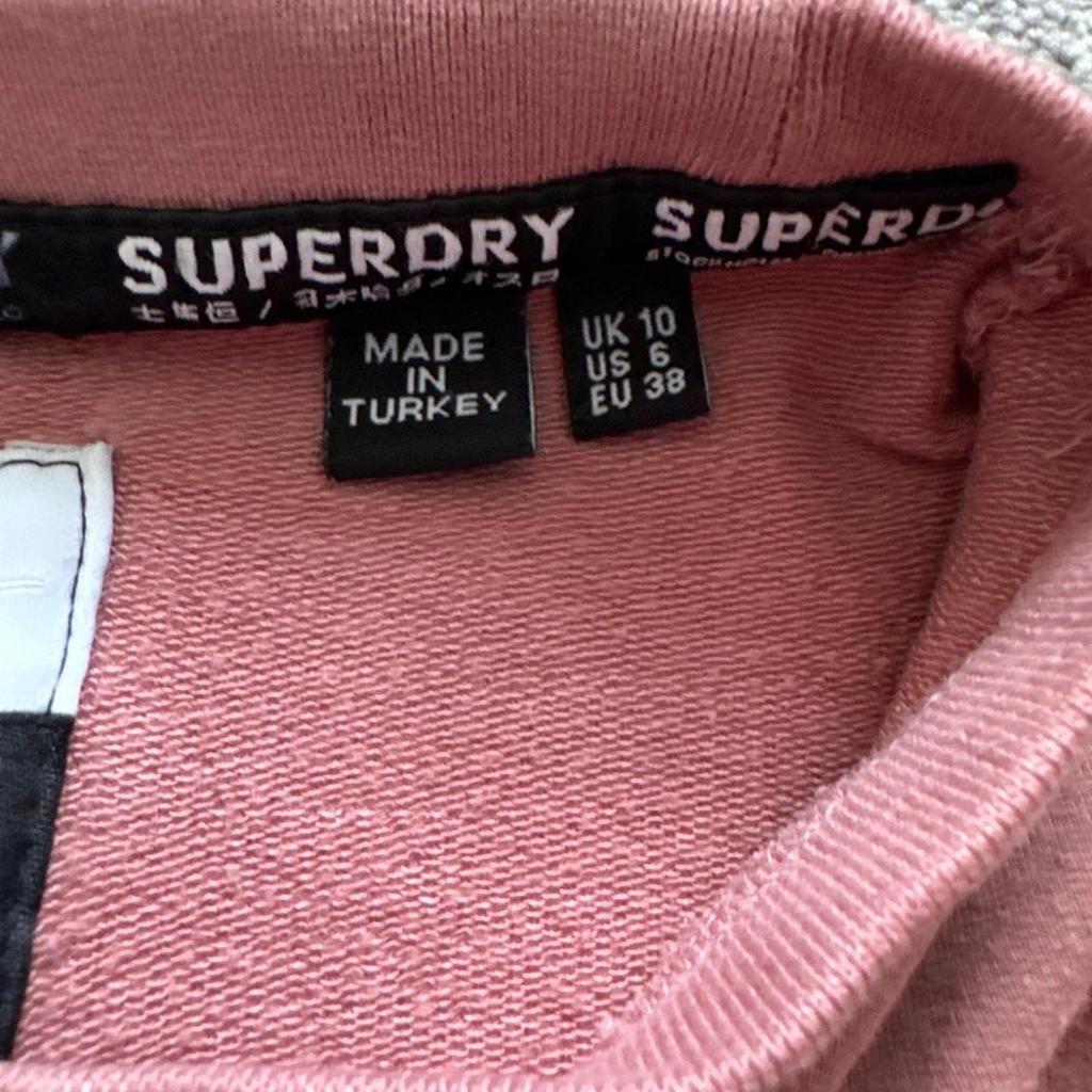 Superdry T-shirt dress thin sweatshirt material
With pockets
Size 10

From a pet and smoke free home

COLLECTION ONLY
WILLENHALL WV13