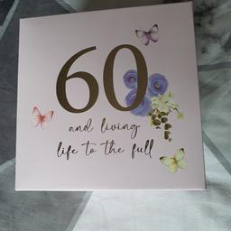 BRAND NEW NEVER USED
ì
60th Birthday Mug in gift box.
Ideal gift idea. ☕️☕️

Delivery is fine, if very local.

DARLASTON AREA
SMOKE FREE CLEAN HOME
Thank you so much for looking and please check out my other items.