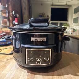 Crock-Pot 3.5L Black Slow Cooker, SCV400KB 