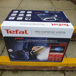 NEW & SEALED.

Tefal Pro Express Vision GV9812 High Pressure Steam Generator Iron – 2700W / Blue & White

Tefal’s powerful steam generator iron with Smart LED Vision light for ironing perfection

Smart: Enjoy total visibility and perfect results with Smart LED Vision

Efficient: Iron faster using ultra-powerful high-pressure steam

Versatile: Steam horizontally or vertically with this 2-in-1 solution

Easy: Iron in comfort with automatic steam and Silence Technology

IN CURRYS FOR £449.99

COLLECT BEDFORD OR MK

MA1USQ