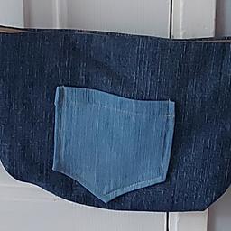 for sale this lovely hand made jeans bag with inner lining and pocket for mobile phone and 2 outside pockets.
ideal Xmas present