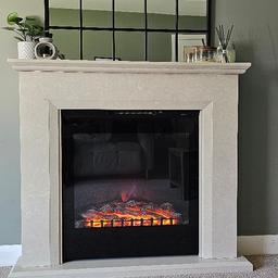 a stunning fire with surround included. its timeless and will elevate any living space.

height 107.5cm
width 122cm
depth 24cm

open to offers.

collection HX3, Halifax