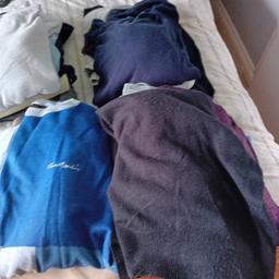 mens jumpers xl to 2xl 17 in total bought in joblot don't wear them ok for playing out in