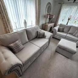 OAKLAND 3&2 SOFAS IN SADDLE FABRIC
(FOOTSTOOL NOT INCLUDED) 

3 SEATER - 210CMS WIDE X 95CMS DEEP X95 CMS HIGH 
2 SEATER 180CMS WIDE

£800.00

B&W BEDS 

Unit 1-2 Parkgate court 
The gateway industrial estate
Parkgate 
Rotherham
S62 6JL 
01709 208200
Website - bwbeds.co.uk 
Facebook - B&W BEDS parkgate Rotherham

Free delivery to anywhere in South Yorkshire Chesterfield and Worksop on orders over £100
Same day delivery available on stock items when ordered before 1pm (excludes sundays)

Shop opening hours - Monday - Friday 10-6PM  Saturday 10-5PM Sunday 11-3pm