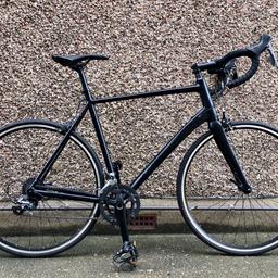 Forme Longcliffe 2022 Road Bike- 23” XL Framesize. In nearly new condition & ready to ride.

Main specs:
- Lightweight alloy 6061 frame with internal cables and headset
- Carbon fibre forks
- Shimano Claris group-set (8x2 speed)
- Tektro caliper brakes
- Forme 700c alloy wheelset
- Kenda 700x25c
- Selle Royal, Forme branded saddle
- Forme nylon pedals with removable toe clips and straps
- Forme handlebar, stem, spacers, seatpost, etc.

Collection from Enfield. Near offers are welcome. Let me know if you’re unsure about size. Receipt will be provided. Rides like a dream- first to see will buy!