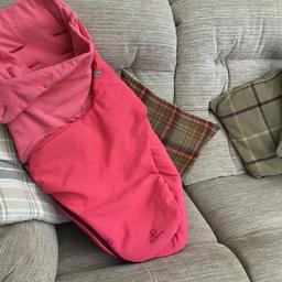 Quinny pink footmuff good clean condition collect wv113at