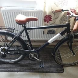 couple of rust spots. rear mudguard needs a spot weld. small rip in seat.been outside hence the few rust spots. easy sorted. chain needs a good oiling. the last pic is where it needs a spot weld to lift mudguard up of tyre. £270 new