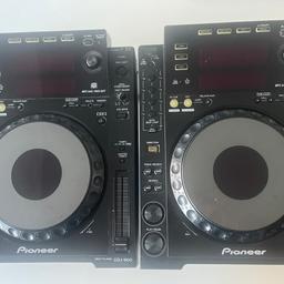 Pair of CDJ 900 Multiplayers

 Both are working and are in good condition. Please not that one one decks the CD player on  is not working. The deck still works fine using the USB function.

Prefer collection if possible. I also have flight cases available which I’m willing to include and negotiate on but this work have to be for collection as would be difficult to package and post.

Please note I am also selling my Pioneer DJM 750 mixer if interest in creating a full setup.

Any questions please contact me.