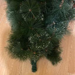 Xmas tree 6 ft maybe taller need gone good condition with snow on tree collection only