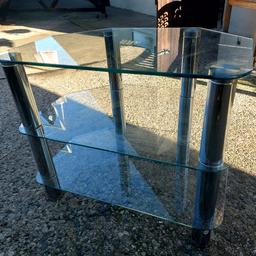 Small Glass TV or side table