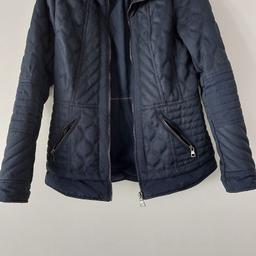 Ladies,  Next outwear navy jacket size 10 warm only been worn a few times like new . pick up only