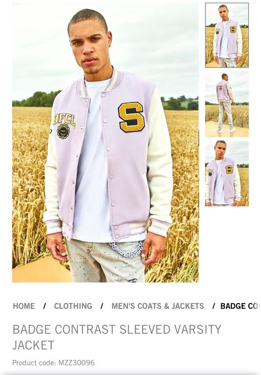 Buy & Sell North West London Sudbury - HA1 - Photos for Boohooman Varsity Jacket