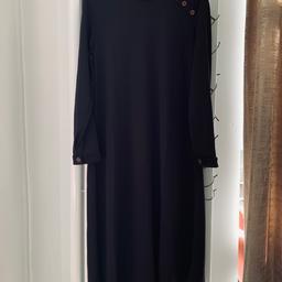 Ladies black long trouser suit in size 40 (14). Trousers is elasticated. Brand new and never worn. Tags still attached and in excellent condition. 100% Polyester. Can be collected from London NW2 or posted for an extra £3