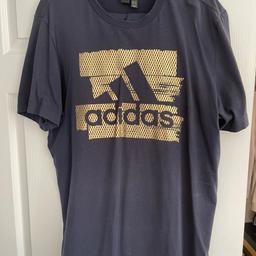 Adidas Navy T-Shirt Size XL

With Large Gold Logo

Brand New Never Worn, No Tags

Size XL