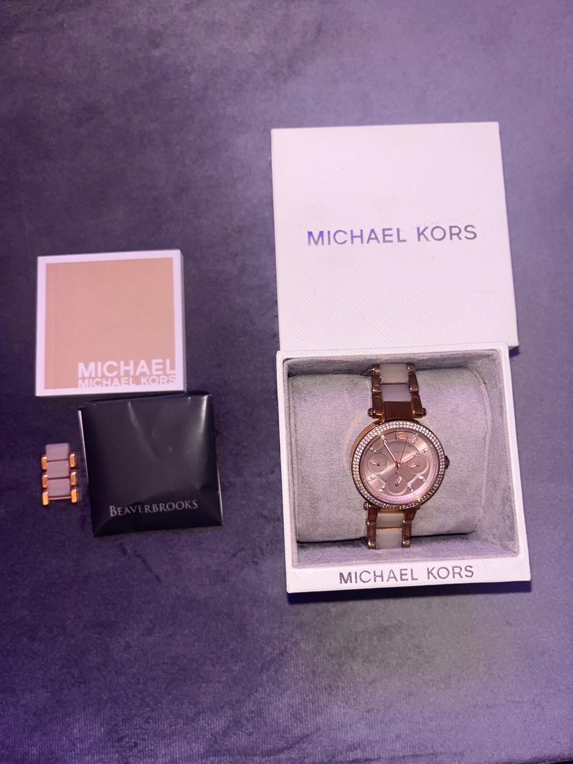 Michael Kors Rose Gold Women s Watch for Sale Fashion