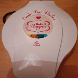 next cake pop maker used a handfull of times very good condition this is a cash on collection item only i will not post