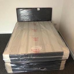 BRAND NEW DOUBLE BED WITH MATTRESS INCLUDED!🔥
•8 INCH ORTHOPAEDIC SPRING MATTRESS
•HAND TUFTED
•ROD EDGE SUPPORT
•MATCHING BASE(extra strong with added supports)
•WHEELS + ATTACHMENTS INCLUDED
WE DELIVER IN PERSON TO ENSURE A HIGH LEVEL SERVICE!
BED+MATTRESS IS £169 CAN INCLUDE HEADBOARD FOR £25 IF NEEDED👍
FREE BIRMINGHAM DELIVERY!(For other areas please message a postcode before hand)
Call or message on 07902888477