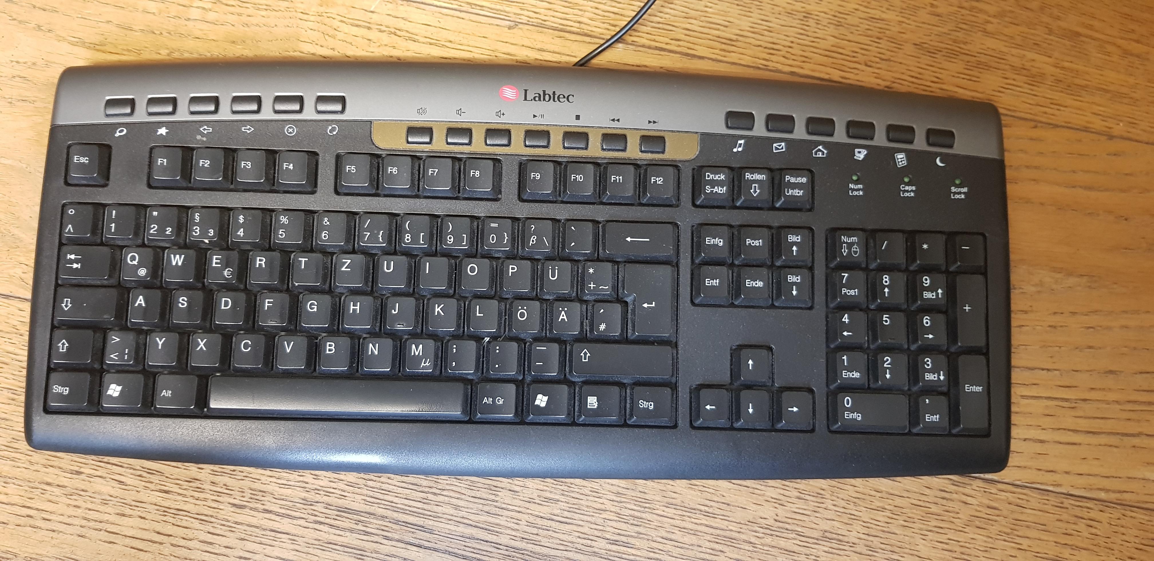 Tastatur: LABTEC Media Keyboard Y-SAD65 in 42781 Haan for €20.00 for ...