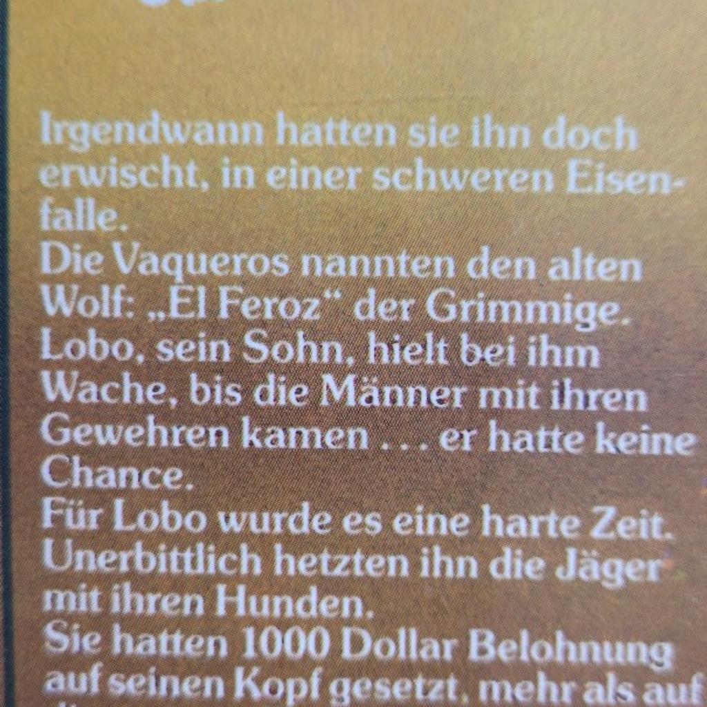 Lobo der Wolf Walt DisneyHÜLLE COVER+DVDR in 80339 München für € 15