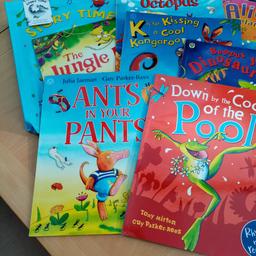 10 colourful soft back story books
Suitable for toddlers to 6 year olds
With carry bag for storage
Excellent condition
Must be collected
