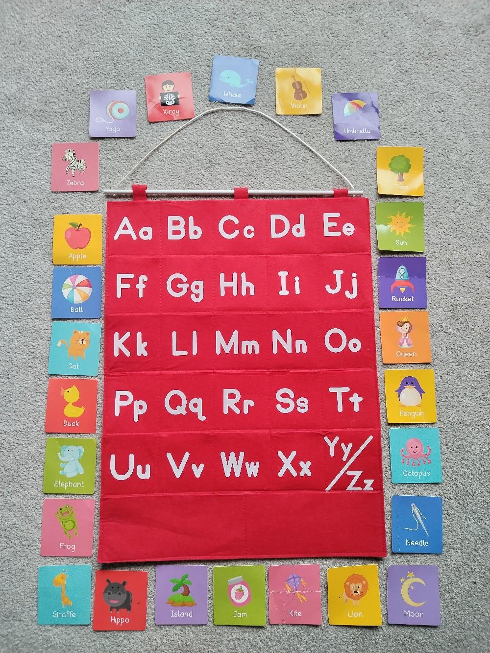 alphabet-chart-in-wf17-kirklees-for-3-50-for-sale-shpock