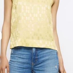 Brand new with tag river island yellow top size 12