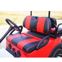 Ezgo/ club car seat covers Brand New 
Also selling floor mat  + Full Rain Cover 
Look at my other listings