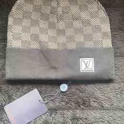 LOUIS VUITTON LV Beanie Hat Petit Damier Grey - Brand New £40.00 - PicClick  UK