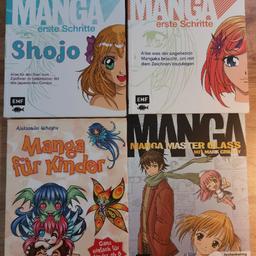 Verkaufe 4Manga Bücher zum Zeichnen!