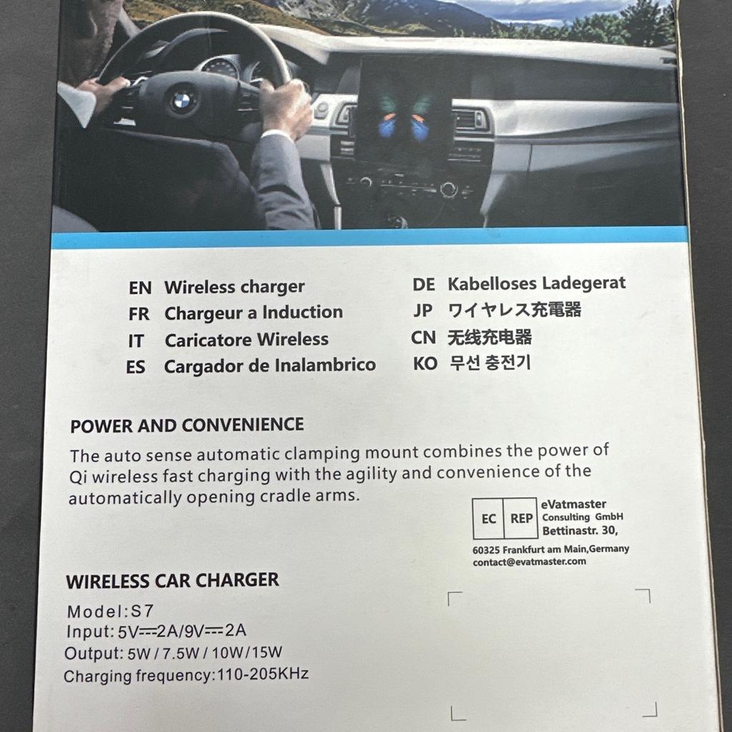 Auto clamping car and dash mount
Wireless charging
Was £40
SALE PRICE £20

Collection from:
Icellphones
3 Lodge Lane
Beeston
Leeds
LS116AS
Or call 07709304050