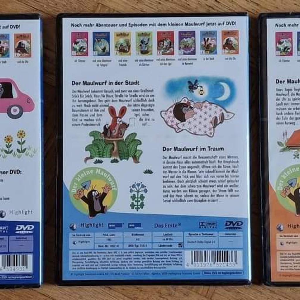 DVDs

"Der kleine Maulwurf"

NEU/OVP

Je DVD "3 EUR"