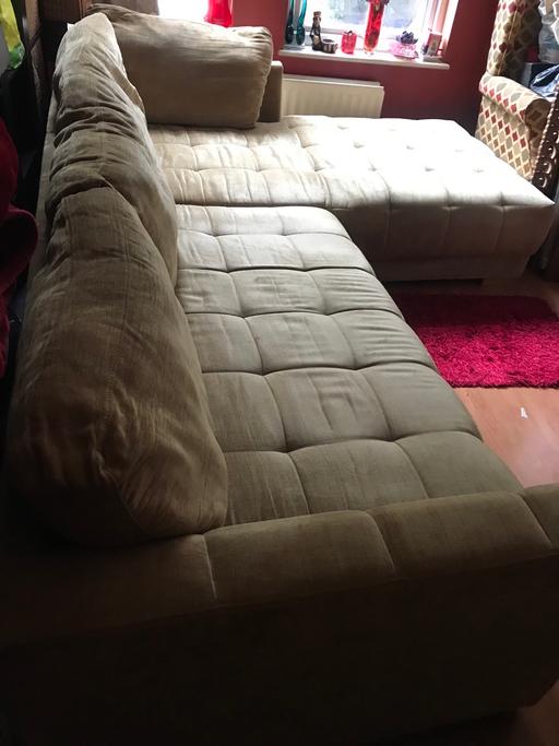 Buy & Sell West Midlands Birmingham - Photos for Cream/Beige Chaise Lounge Sofa