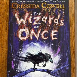 Hardback book
Excellent clean condition
Cressida Cowell
The wizards of once
Listed on multiple sites
Retail price £12:99