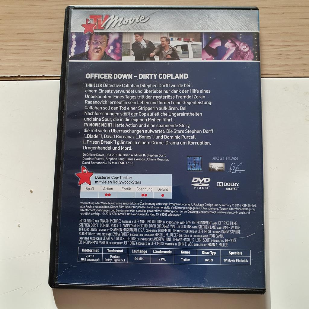 Verkaufe hier eine
gebrauchte DVD

Siehe Fotos
Festpreis: 3 €