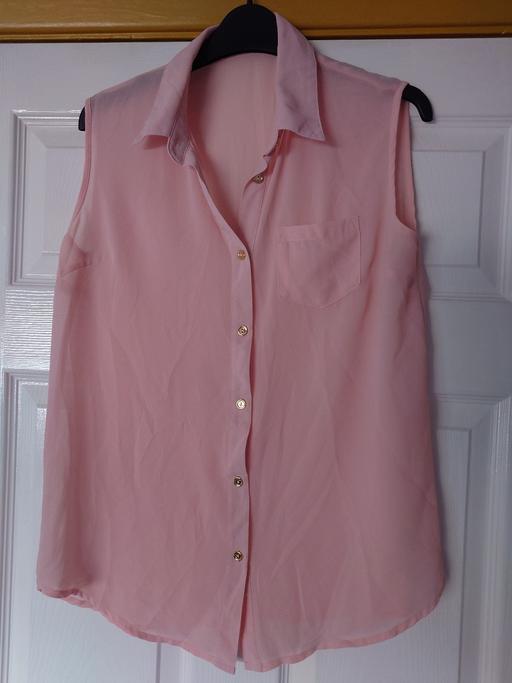 Buy & Sell Leicestershire Charnwood - Photos for Women's pink sleeveless shirt size 12