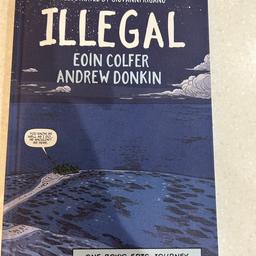 Brand new hardback illustrated graphic novel
Signed by both authors & illustrator
ILLEGAL
EOIN COLFER - ANDREW DONKIN

This is a signed copy 
Listed on multiple sites 

signed by Eoin Colfer Andrew Donkin and illustrator Giovanni Rigano 
rare and Signed by both authors & illustrator 

From a smoke free pet free home