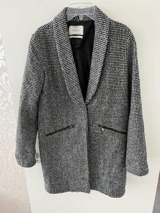 Buy & Sell South West London West Brompton - South West London - Photos for Bershka Wool Blend Long Coat Size XS