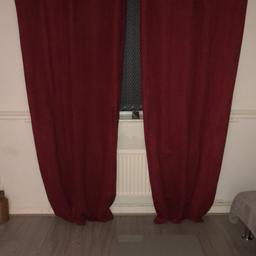 Beautiful red curtains brought from IKEA.. I have 2 pairs. £30 each or both for £50