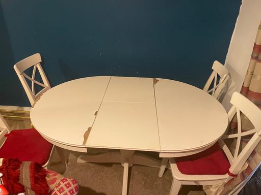 Buy & Sell East London Waltham Forest - Photos for Iker extension dining table and chair